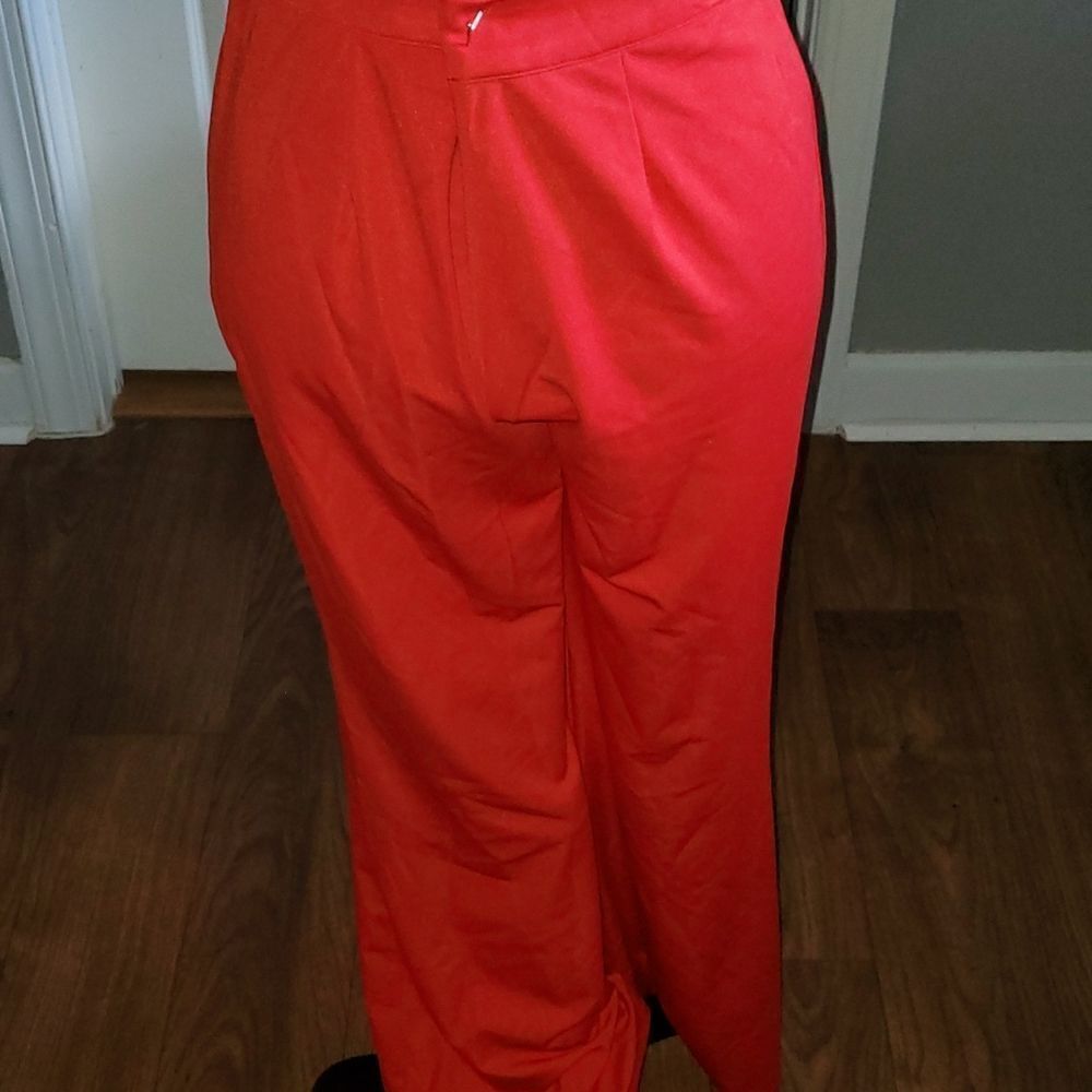 Red hot boot cut pants - Picture 3 of 4